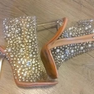 Sparkling gem booties